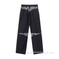 Calça Casual Masculina Impressão Retro Processamento Personalizado